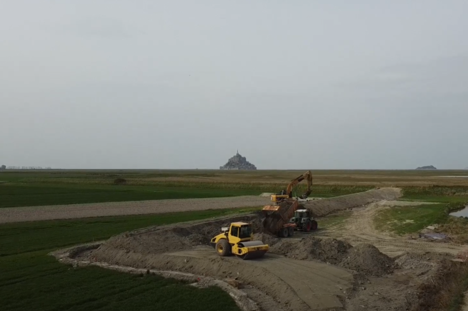 Voie Verte entre Poilley et le Mont-Saint-Michel | Travaux Publics Boutté