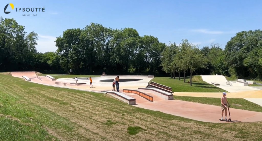 Livraison du nouveau Skatepark à Saint-Lô | Travaux Publics Boutté