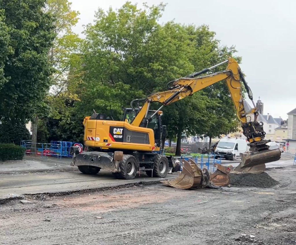 Réaménagement du centre ville de Saint-Lô | Travaux Publics Boutté